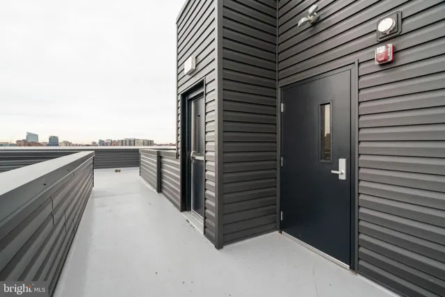 a terrace with sitting area