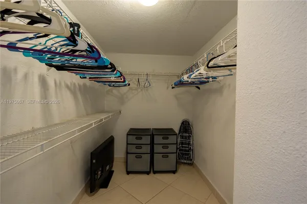 a view of walk in closet