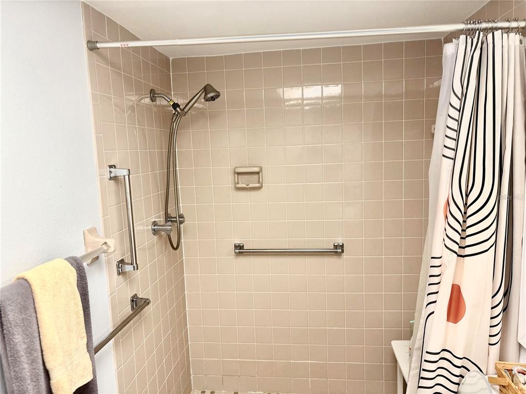 9617 Brassie Court New Port Richey, FL 34655 - Photo 23 of 41 a bathroom with a bathtub and shower