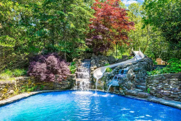 a view of outdoor space patio and swimming pool