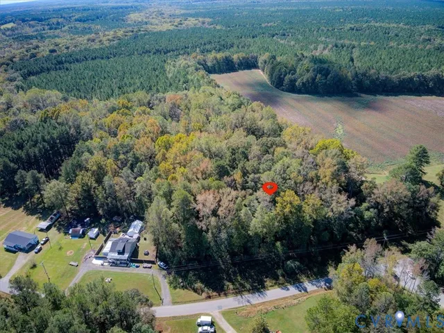 a view of lake with green space