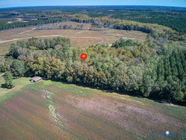 an aerial view of a houses