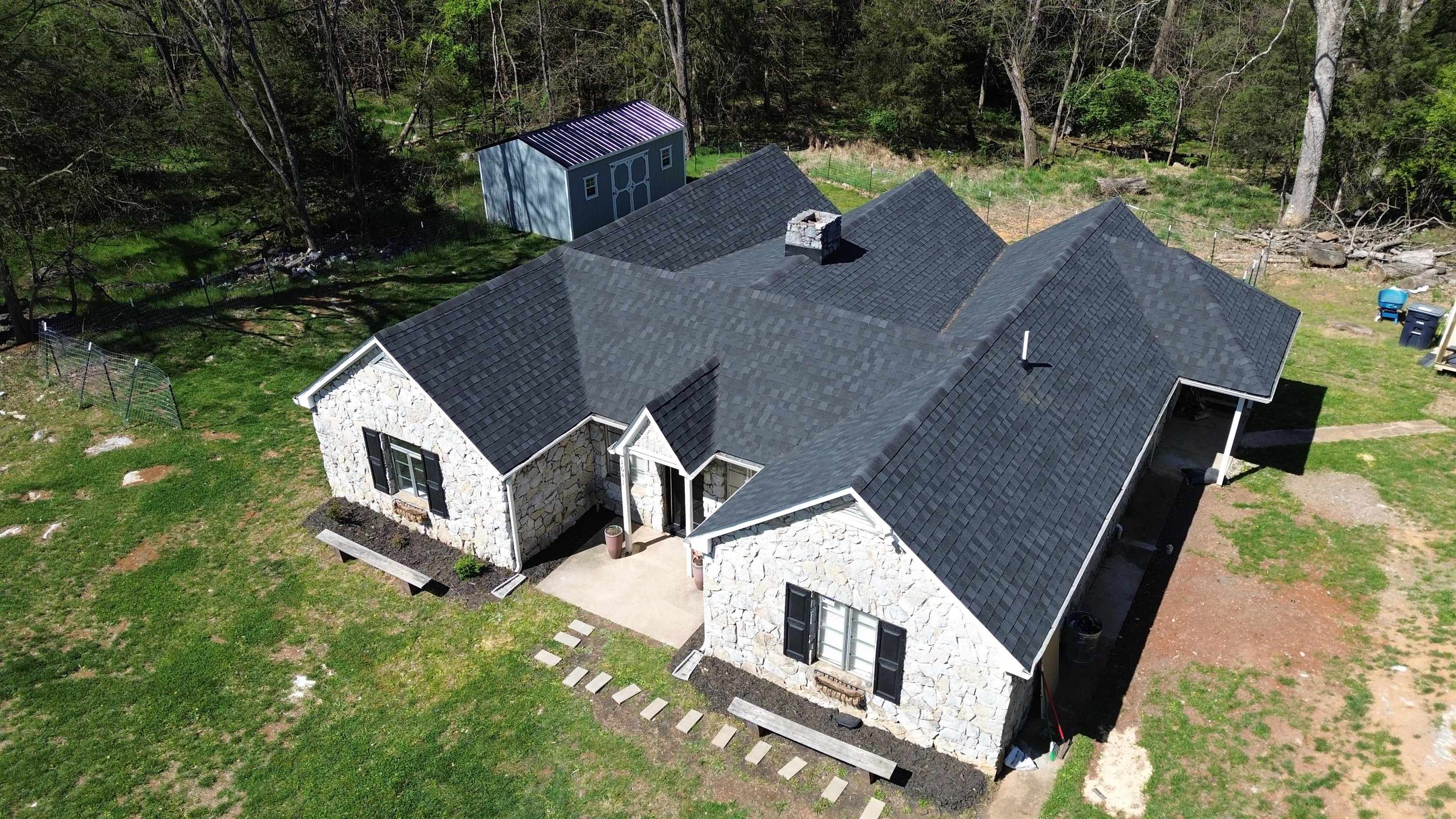 1641 Smithland Road Harrisonburg, VA 22802 - Photo 44 of 44 an aerial view of house with yard