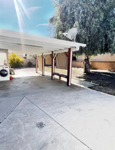 a view of a car garage