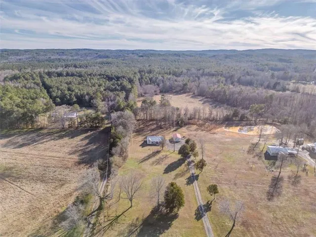 a view of a terrace with mountain view