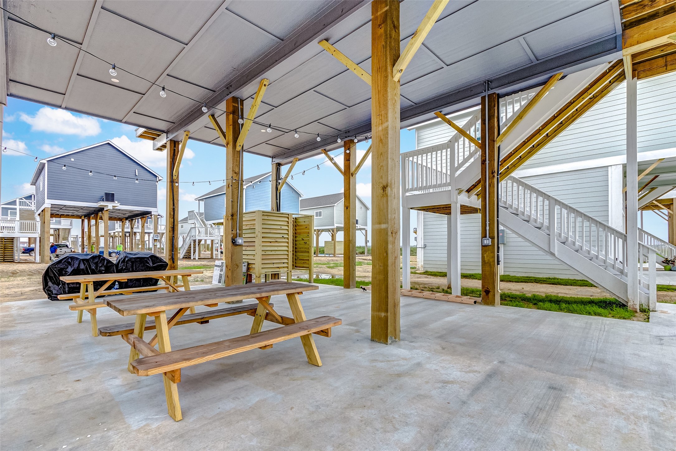 1079 Johnson Road Port Bolivar, TX 77650 - Photo 6 of 35 a building outdoor space with seating