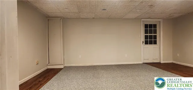 a view of an empty room