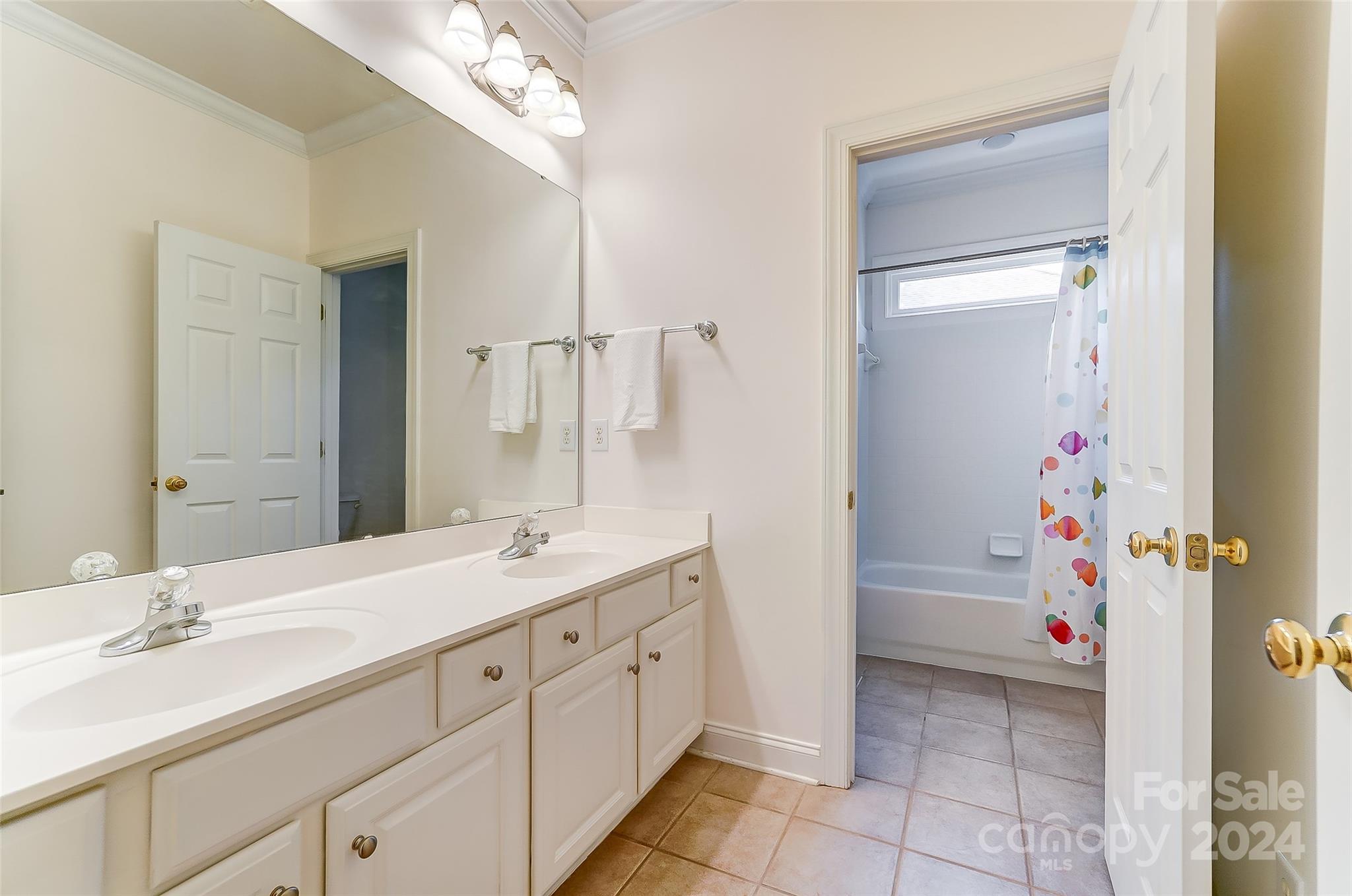 412 Sophia Court Fort Mill, SC 29708 - Photo 21 of 34 a bathroom with a sink a vanity and a mirror