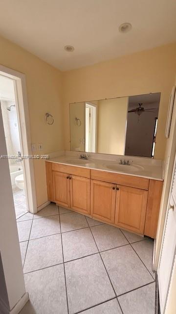 9691 Southwest 138th Avenue, Unit QC2L Miami, FL 33186 - Photo 6 of 48 a spacious bathroom with a vanity and mirror