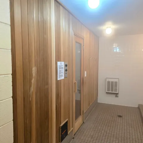 a sign on the side of a building