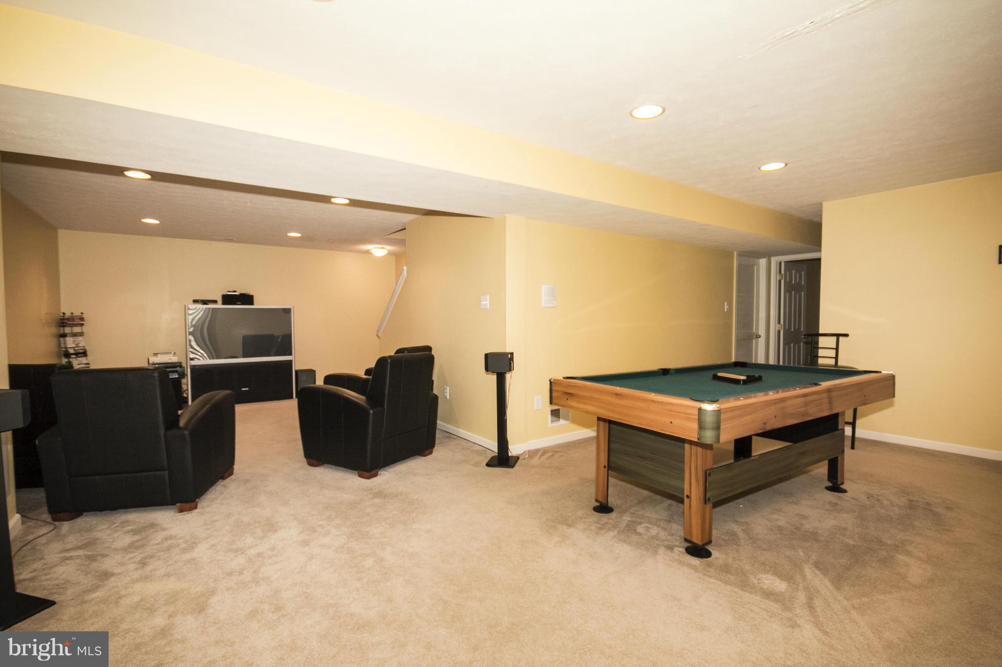 4612 Runnymeade Road Owings Mills, MD 21117 - Photo 23 of 30 Lower Level Game Room