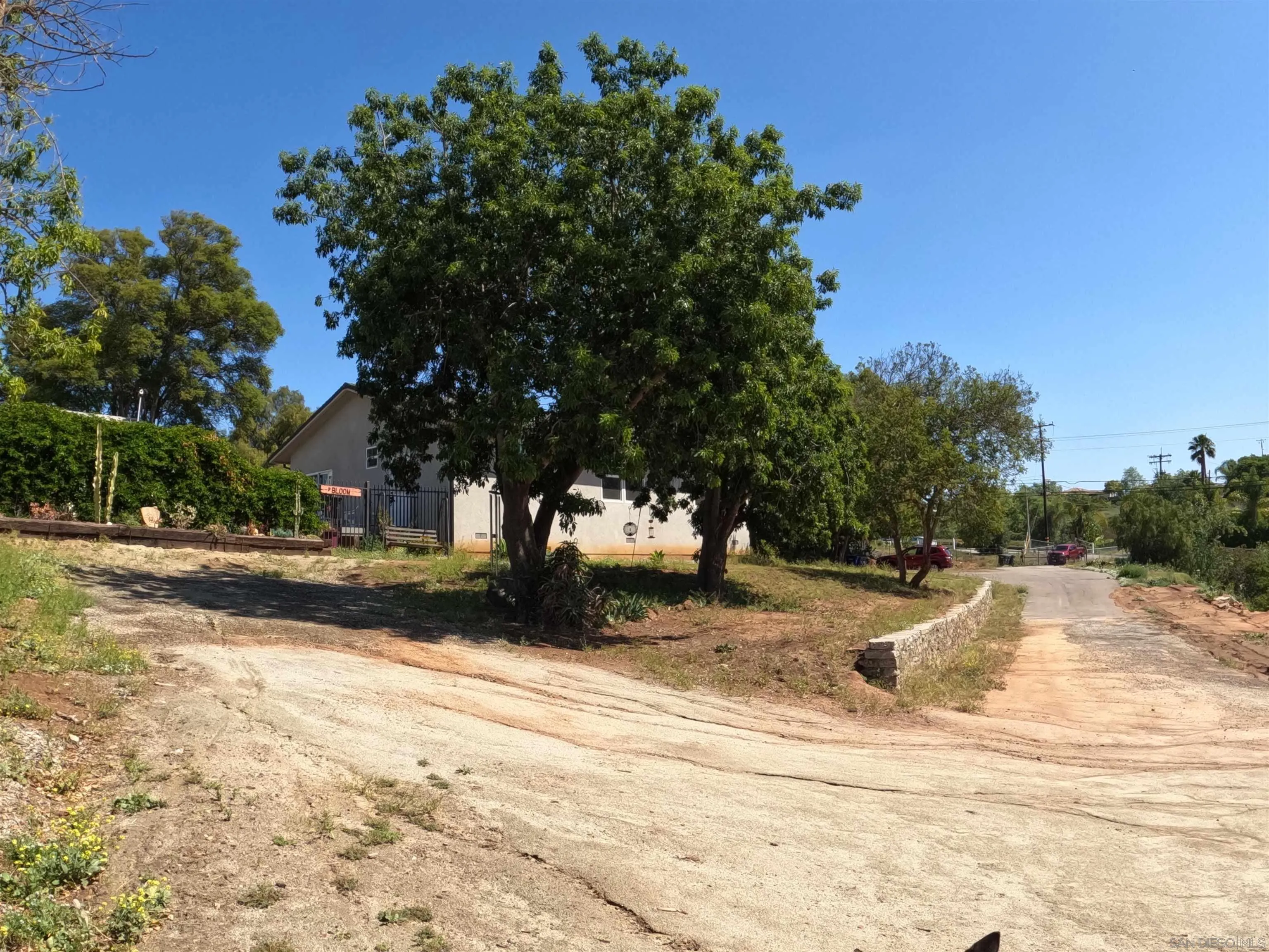 202 North Stage Coach Lane Fallbrook, CA 92028 - Photo 18 of 26 a view of a yard with a tree