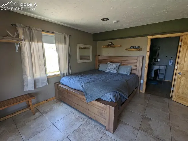 a view of city and mountain