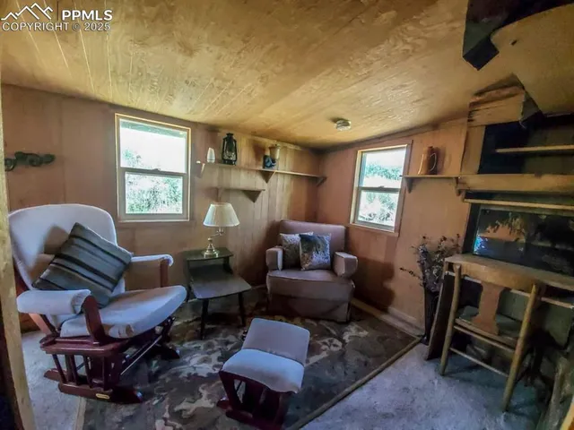 a view of a outdoor space with mountain view