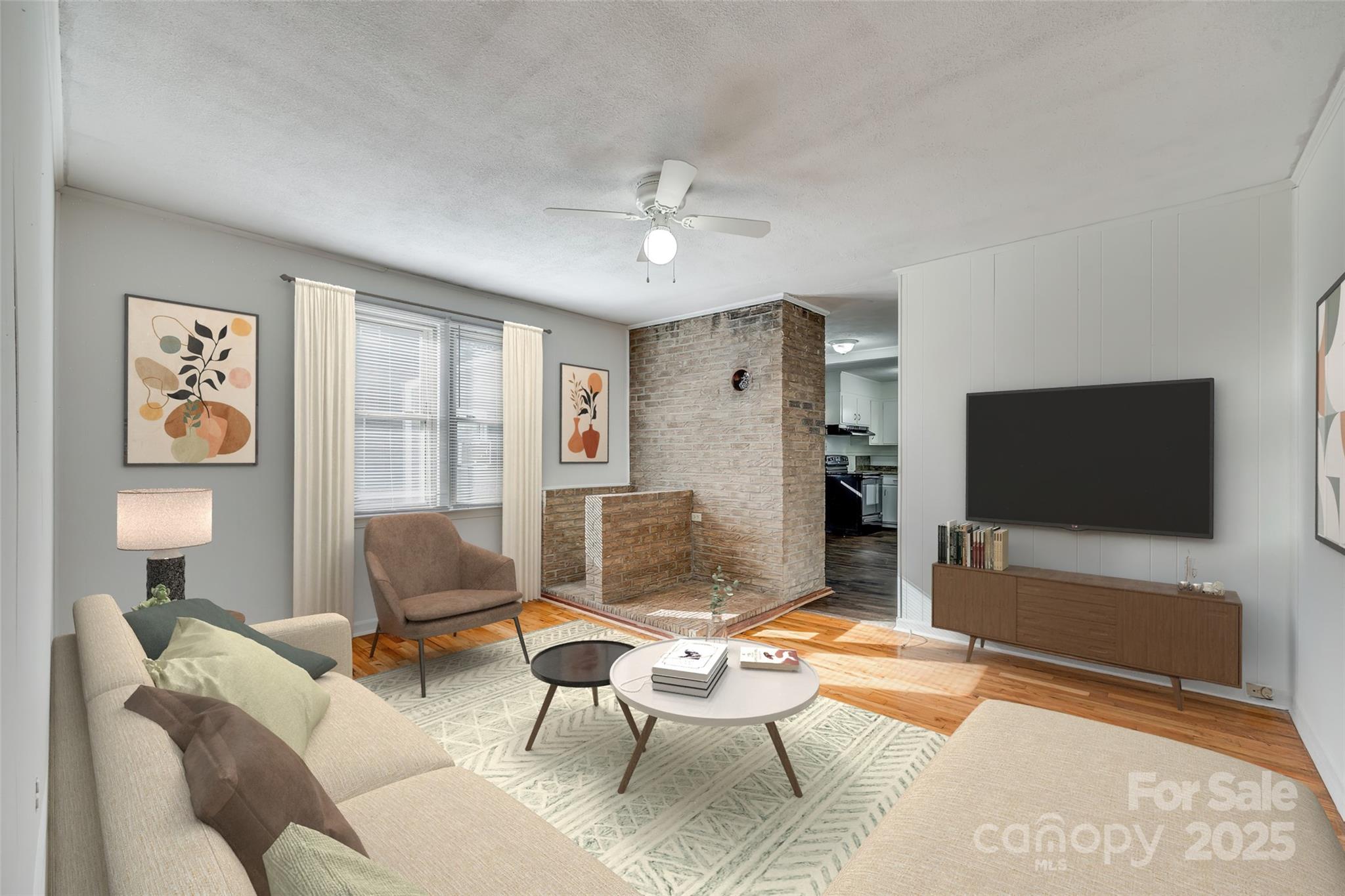 1337 Eisenhower Road Rock Hill, SC 29730 - Photo 5 of 21 a living room with furniture and a flat screen tv