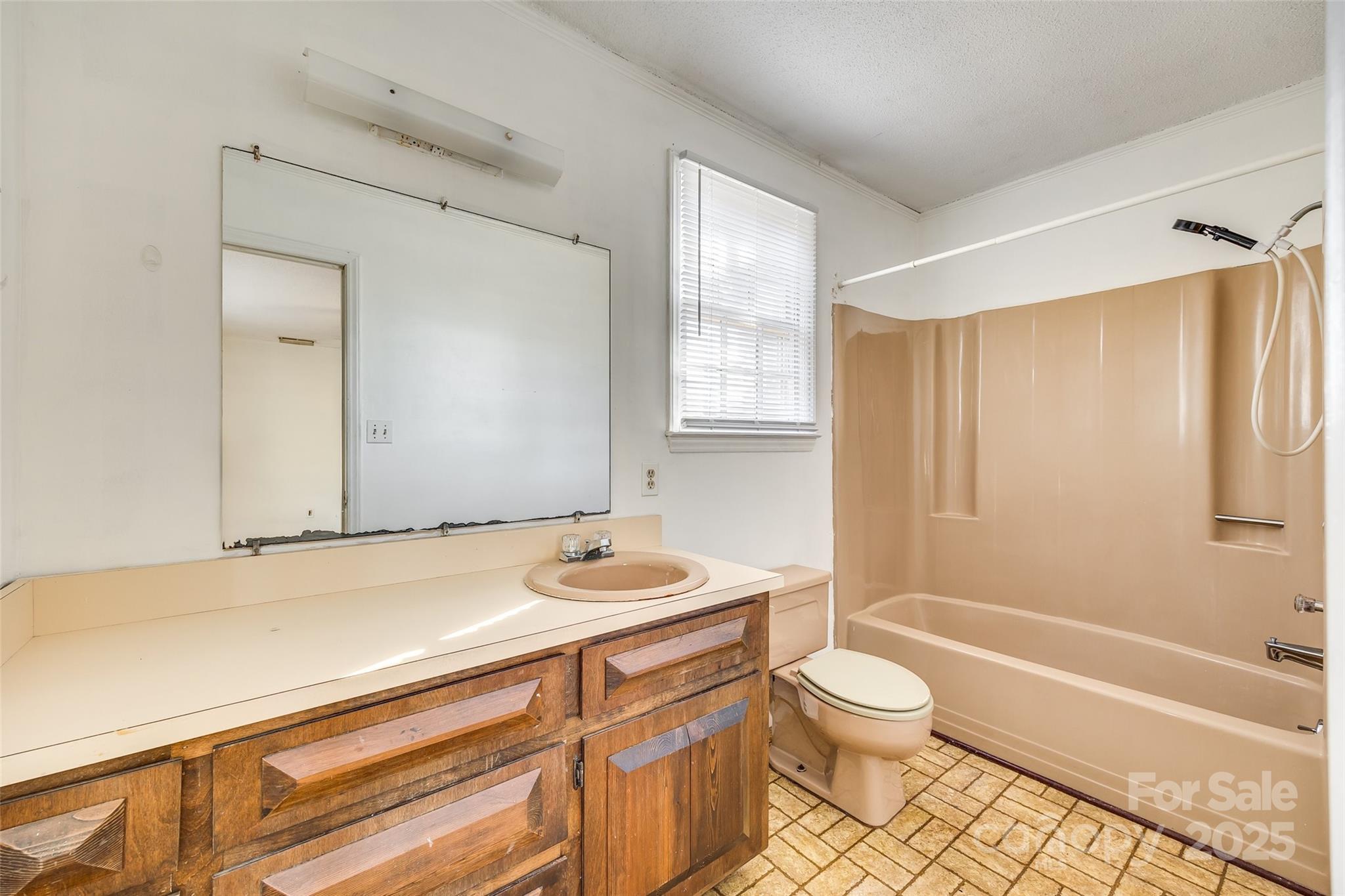 1337 Eisenhower Road Rock Hill, SC 29730 - Photo 10 of 21 a bathroom with a granite countertop sink toilet a mirror and shower
