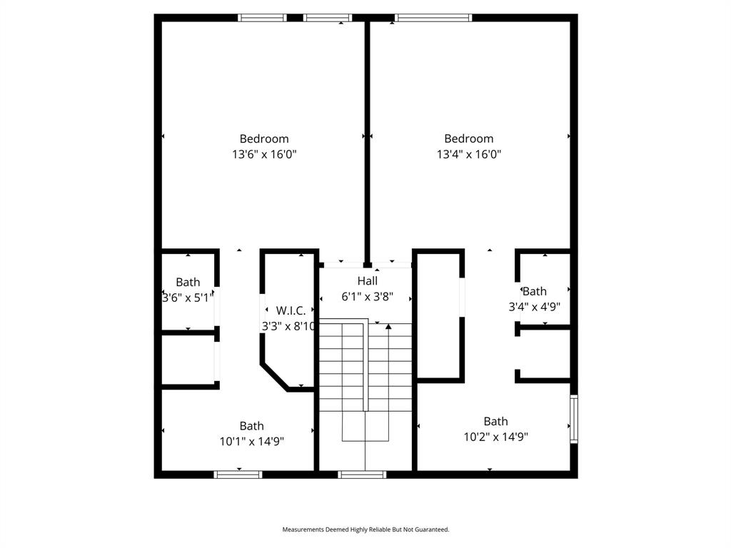 508 Chandler Road Keller, TX 76248 - Photo 39 of 39 Second floorplan. Two large ensuite bedrooms are located upstairs.