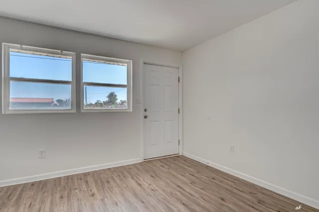 wooden floor in an empty room