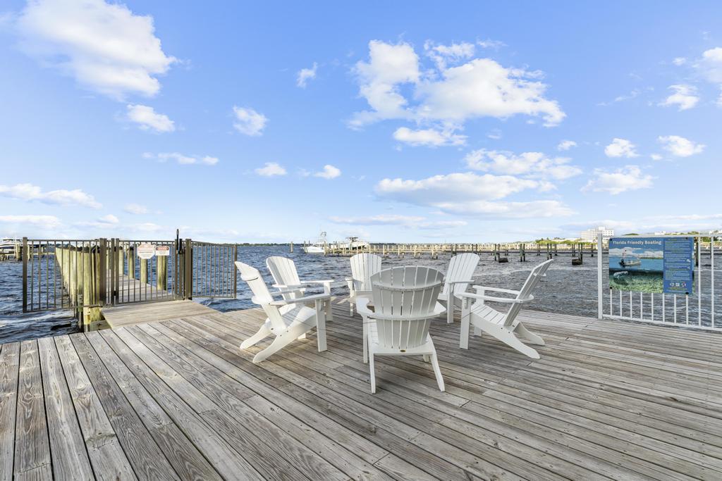 53 Southeast Seminole Street, Unit A Stuart, FL 34994 - Photo 66 of 75 a view of a terrace with seating space