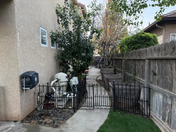 a view of street from balcony