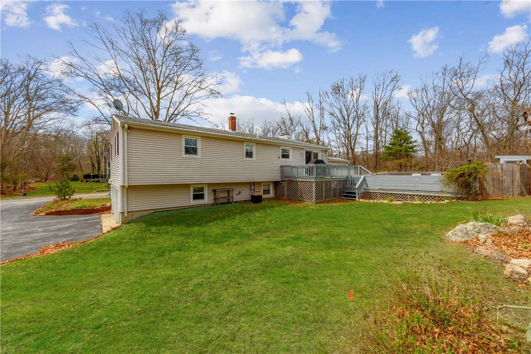 46 Indian Hill Road Tiverton, RI 02878 - Photo 17 of 21 Rear view of home.