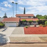 a front view of a building with street