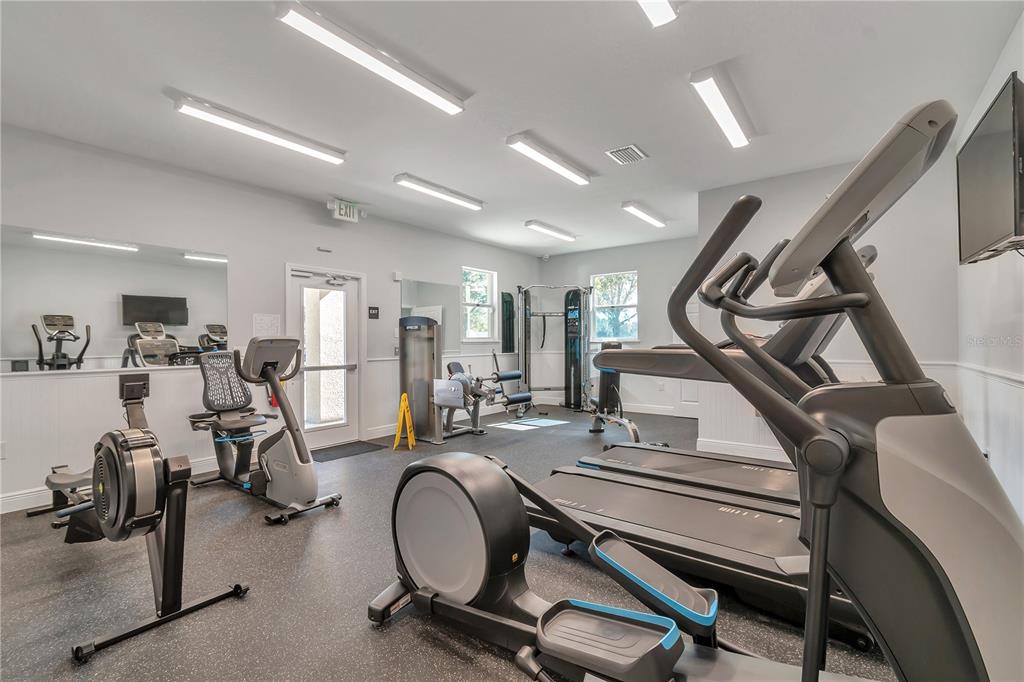 12629 White Bluff Road Hudson, FL 34669 - Photo 33 of 38 a view of a room with gym equipment