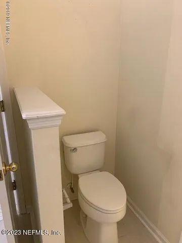 a bathroom with a window