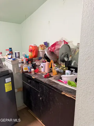 a room with storage and utility