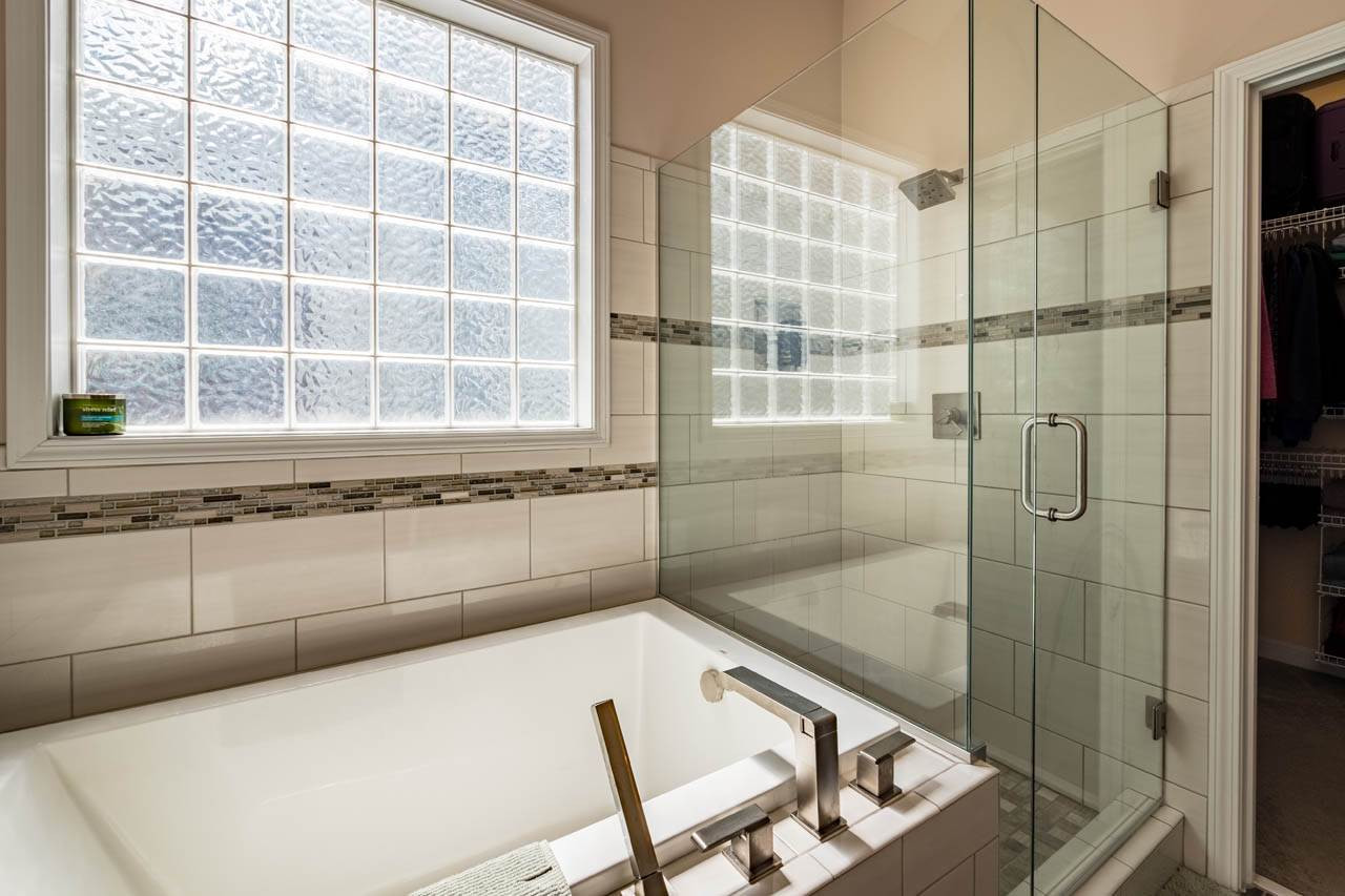 5904 Currin Fox Court Raleigh, NC 27616 - Photo 17 of 30 Renovated Master Bathroom