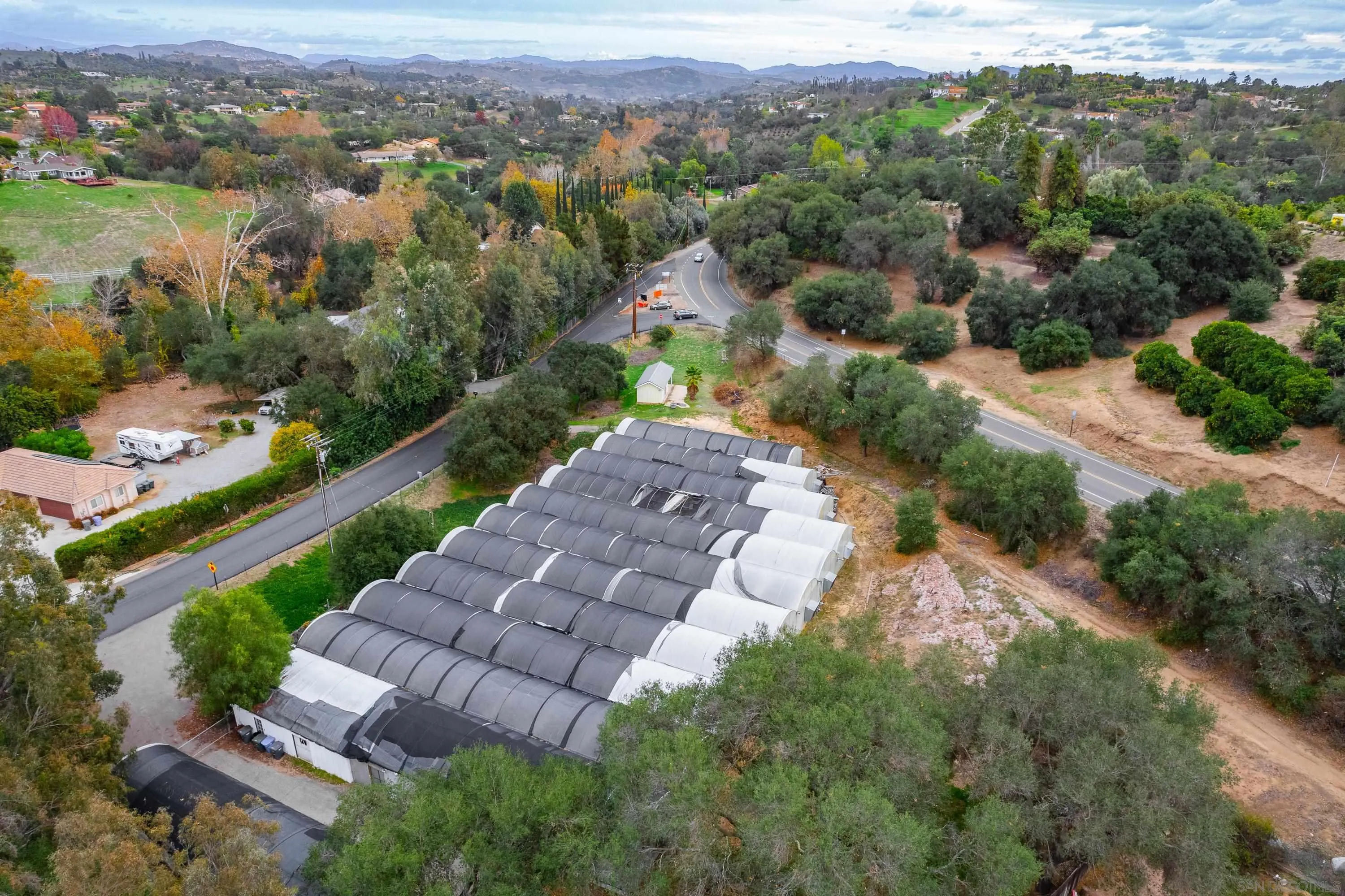 1343 Live Oak Park Road South Fallbrook, CA 92028 - Photo 3 of 55 an aerial view of multiple house