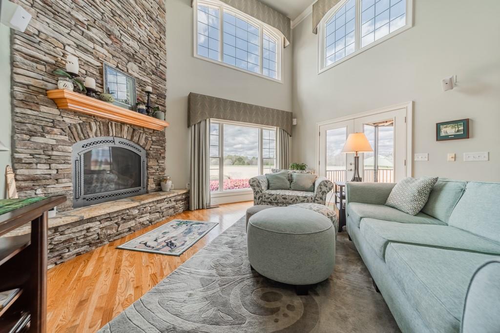 180 Chandelle Ridge Drive Woodruff, SC 29388 - Photo 29 of 48 a living room with furniture and a fireplace
