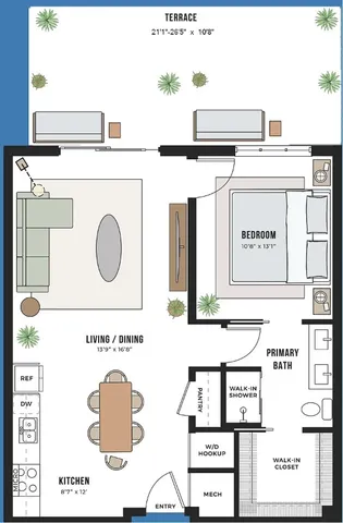 a kitchen with stainless steel appliances a stove microwave and sink
