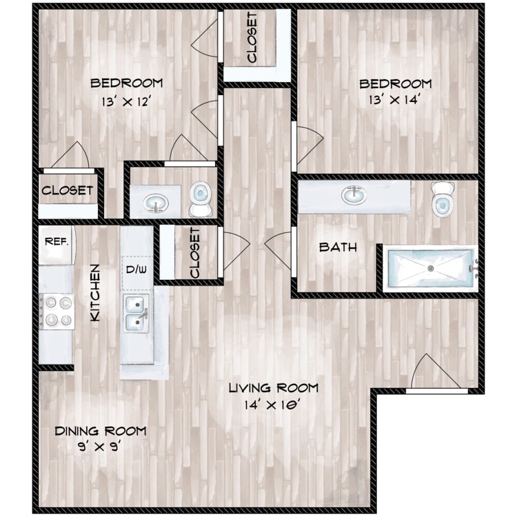 9707 Timberside Drive, Unit 2 Houston, TX 77025 - Photo 3 of 16 a picture of a wall with a white house