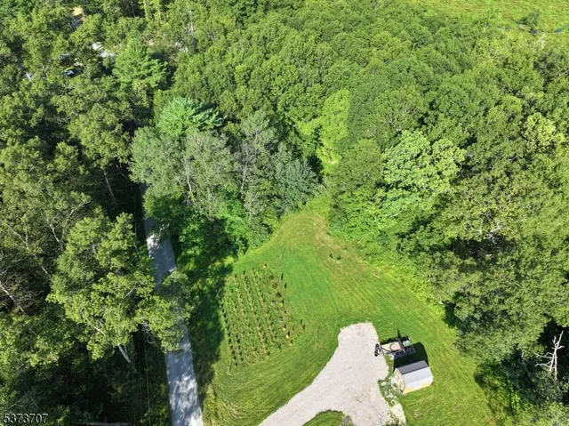 a view of a garden from a balcony