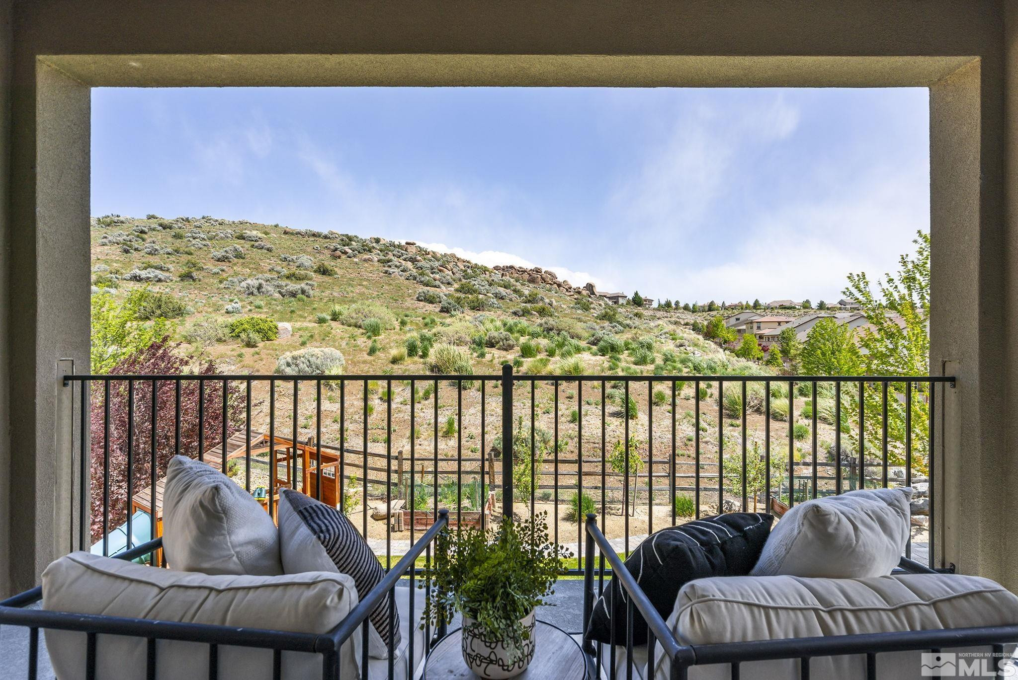 1820 Scott Valley Road Reno, NV 89523 - Photo 18 of 35 a balcony with furniture