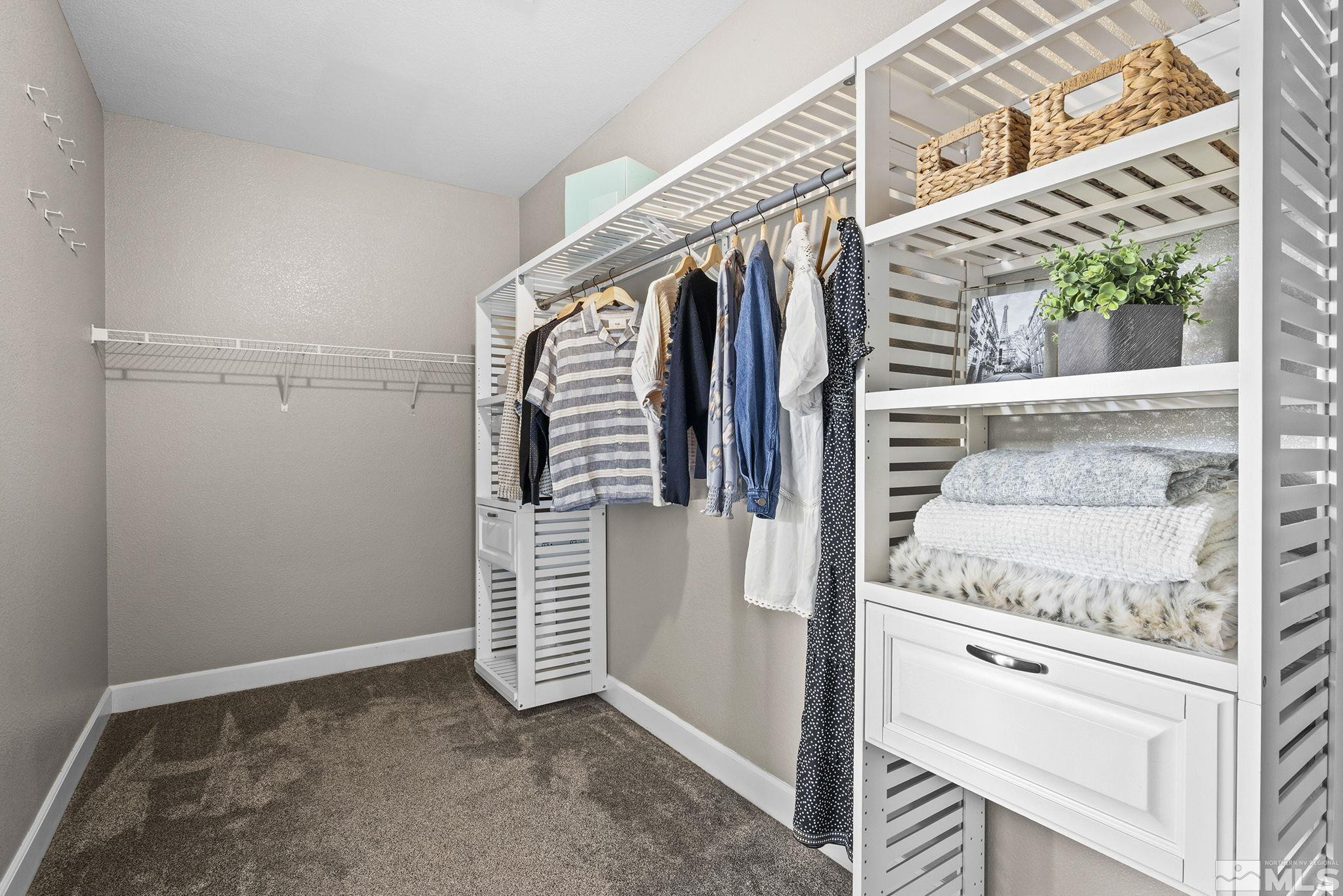 1820 Scott Valley Road Reno, NV 89523 - Photo 21 of 35 a view of walk in closet with clothes and shoes