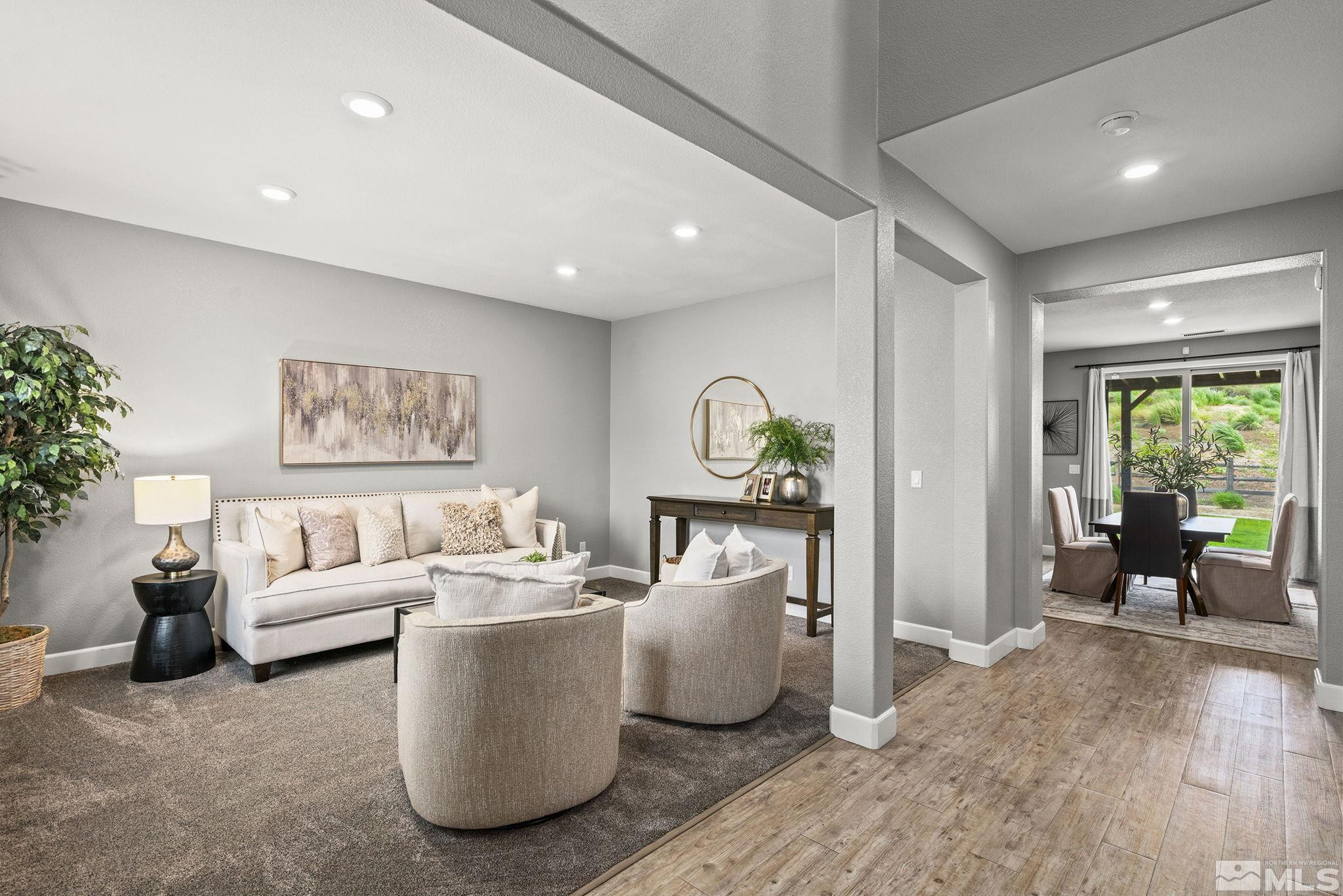 1820 Scott Valley Road Reno, NV 89523 - Photo 4 of 35 a living room with furniture and a wooden floor