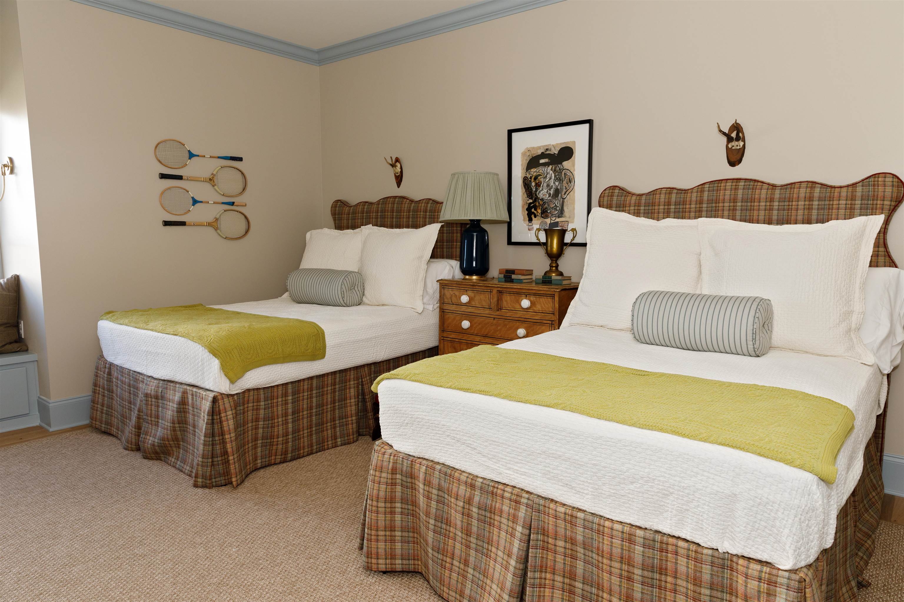 3300 Hidden Creek Loop West Collierville, TN 38017 - Photo 17 of 24 a spacious bedroom with two beds and painting on the wall