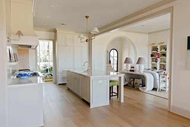 a view of a wooden floor