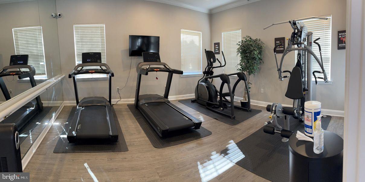 144 Natalie Road Delran, NJ 08075 - Photo 28 of 43 a view of a room with gym equipment