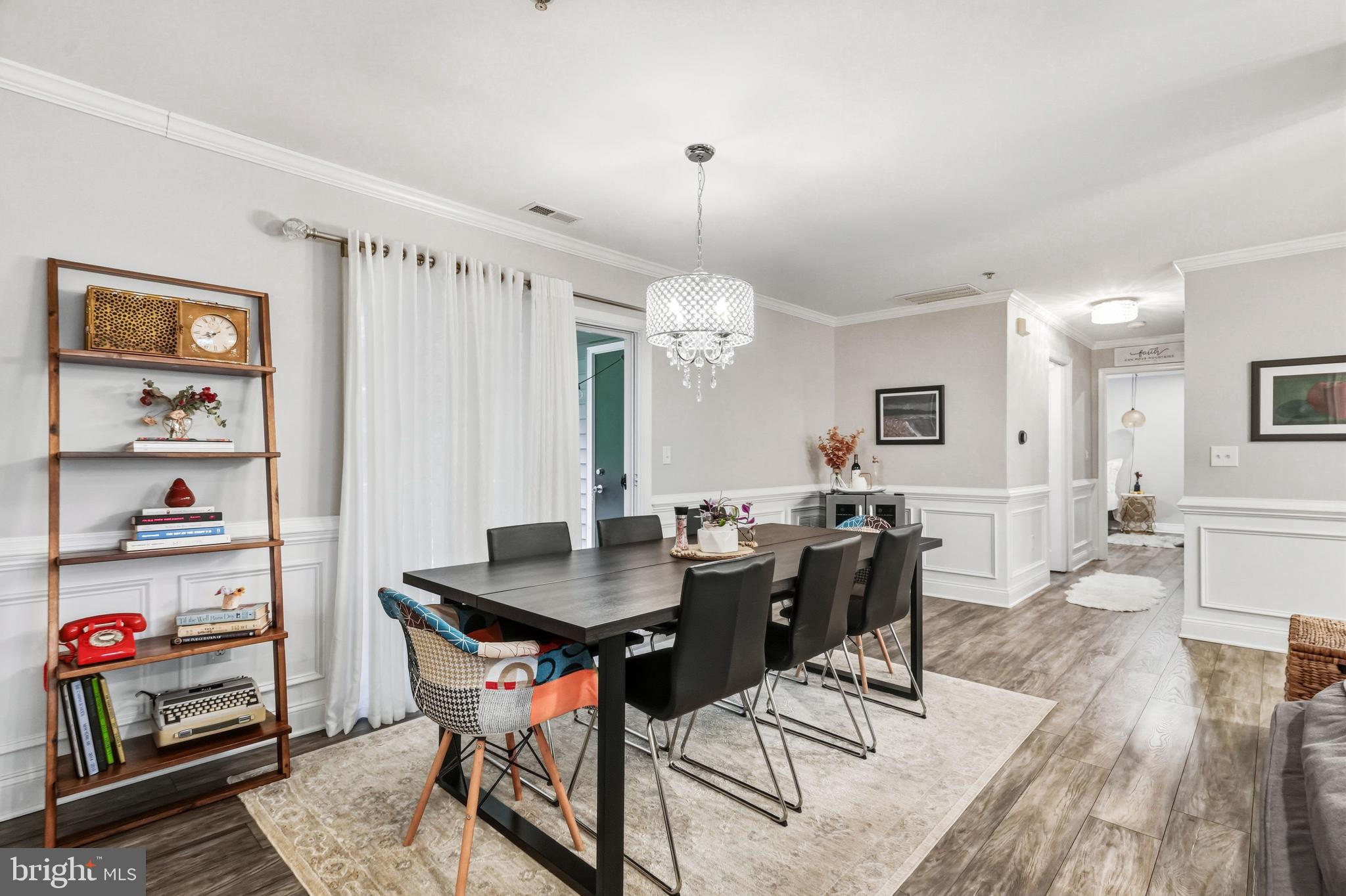 144 Natalie Road Delran, NJ 08075 - Photo 5 of 43 a view of a dining room with furniture and wooden floor