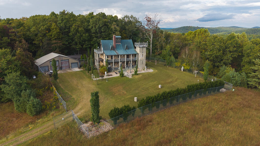 519 Roberson Mill Road Southeast Floyd, VA 24091 - Photo 50 of 79 an aerial view of a house with a yard