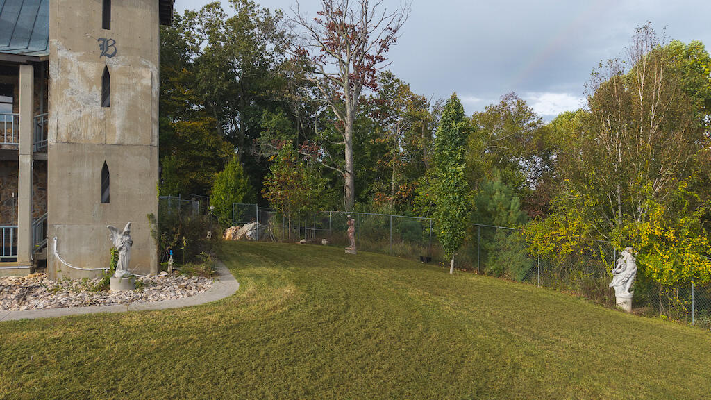 519 Roberson Mill Road Southeast Floyd, VA 24091 - Photo 52 of 79 a view of a fountain in the middle of a yard
