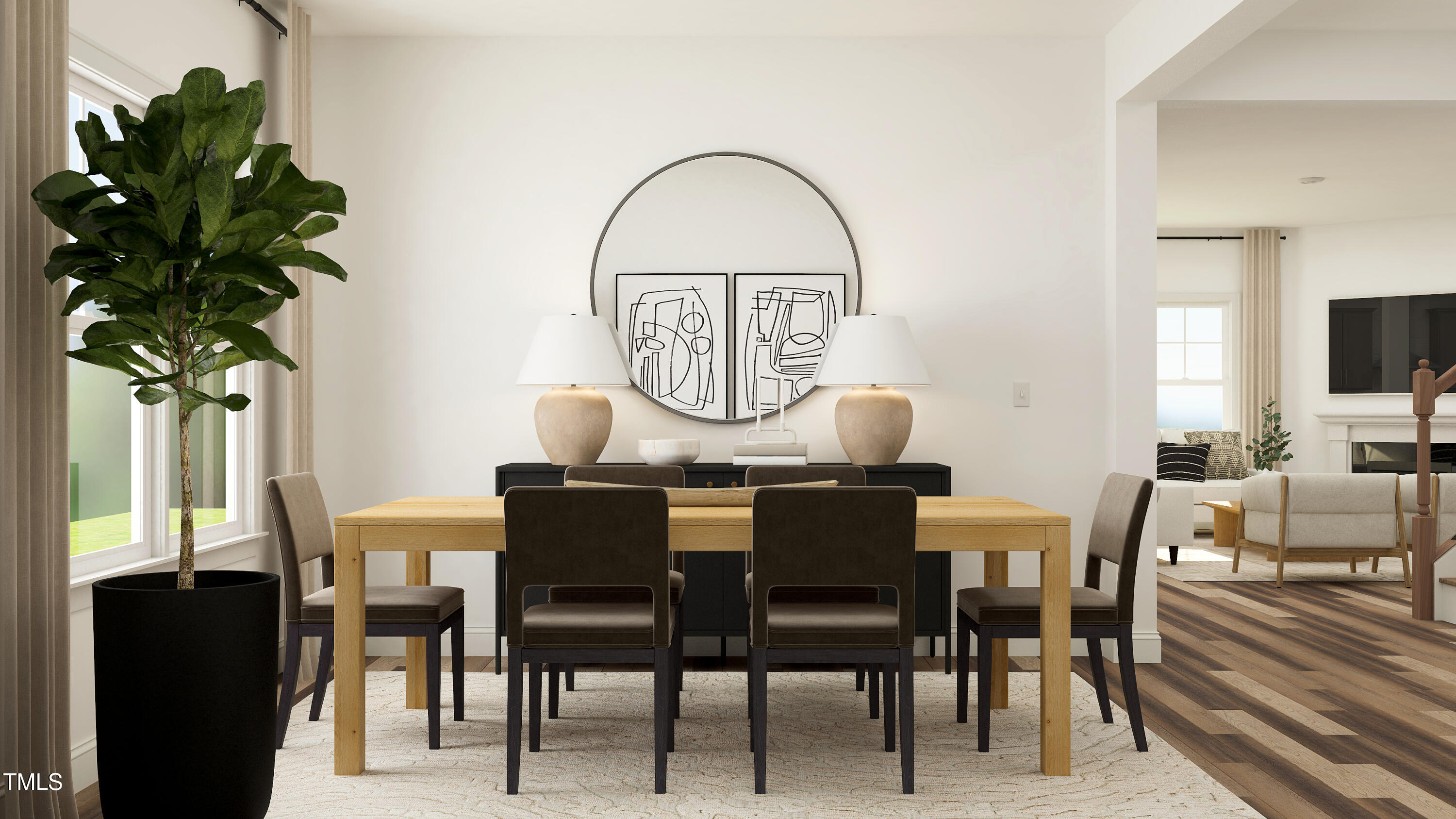 3004 Sandy Bluff Road Raleigh, NC 27616 - Photo 3 of 32 SUN_Stoneriver_Rend_TryonIII_Dining_2of2