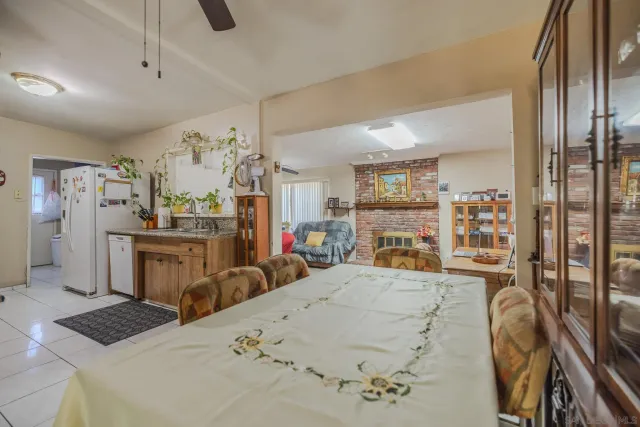 a view of a livingroom with furniture and window