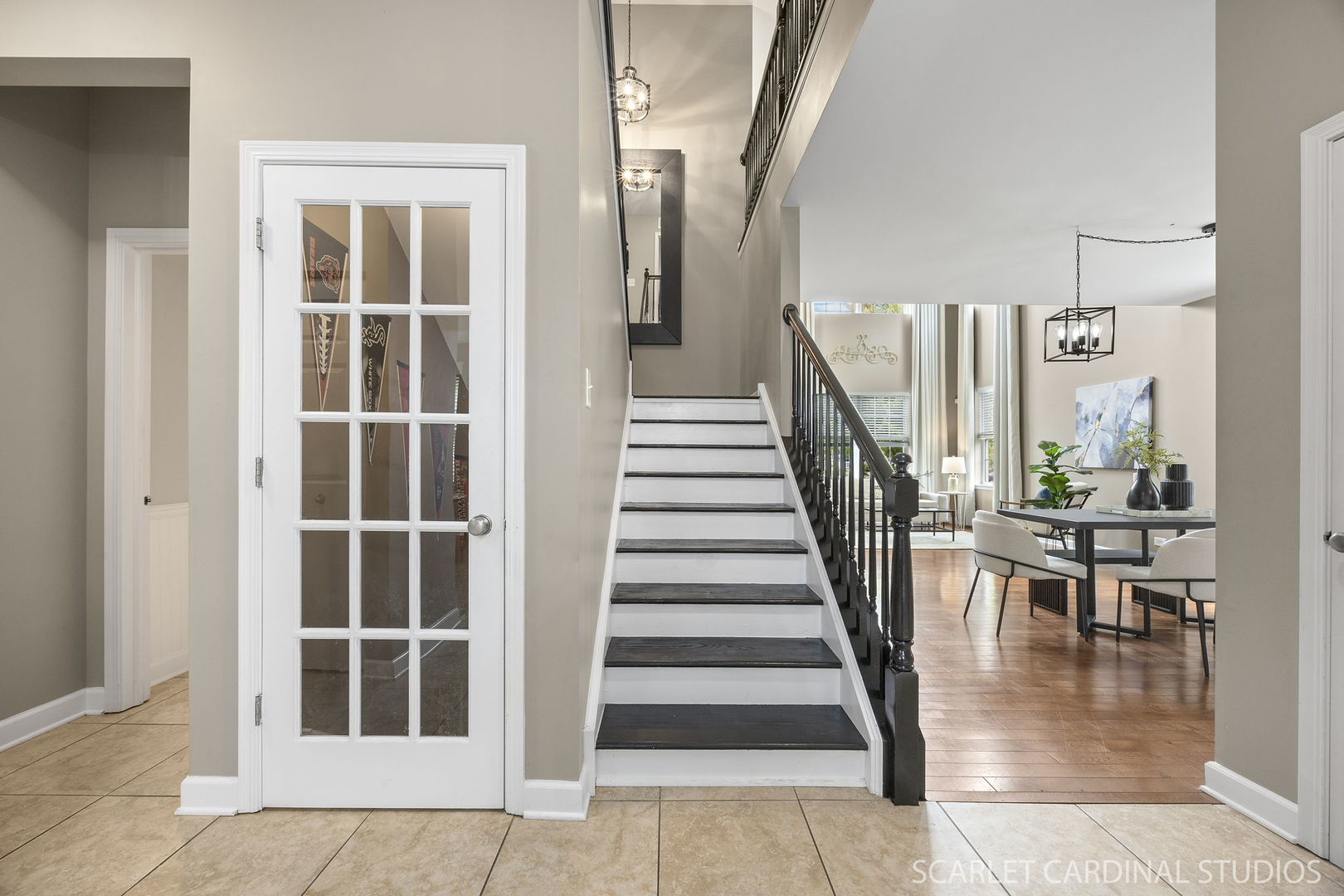 13905 Trillium Lane Plainfield, IL 60544 - Photo 21 of 30 a view of entryway and hall with wooden floor