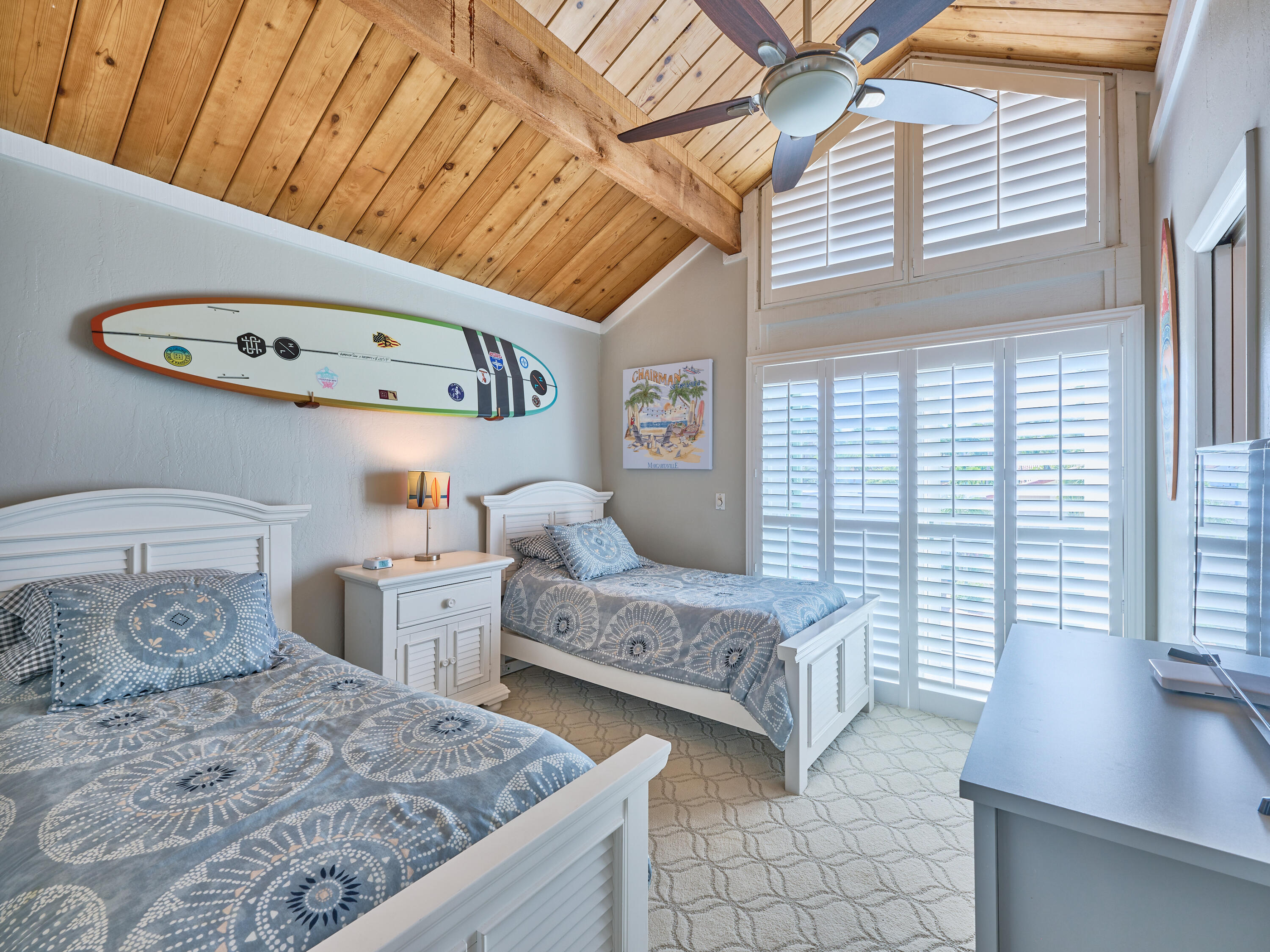 Undisclosed Address Jupiter, FL 33477 - Photo 16 of 20 a bedroom with furniture and a large window