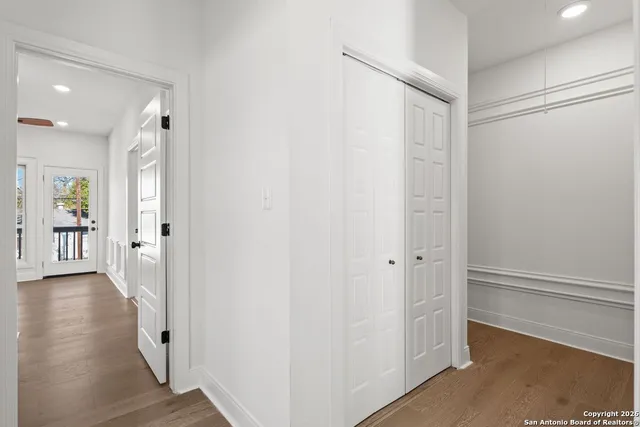 wooden floor in an empty room
