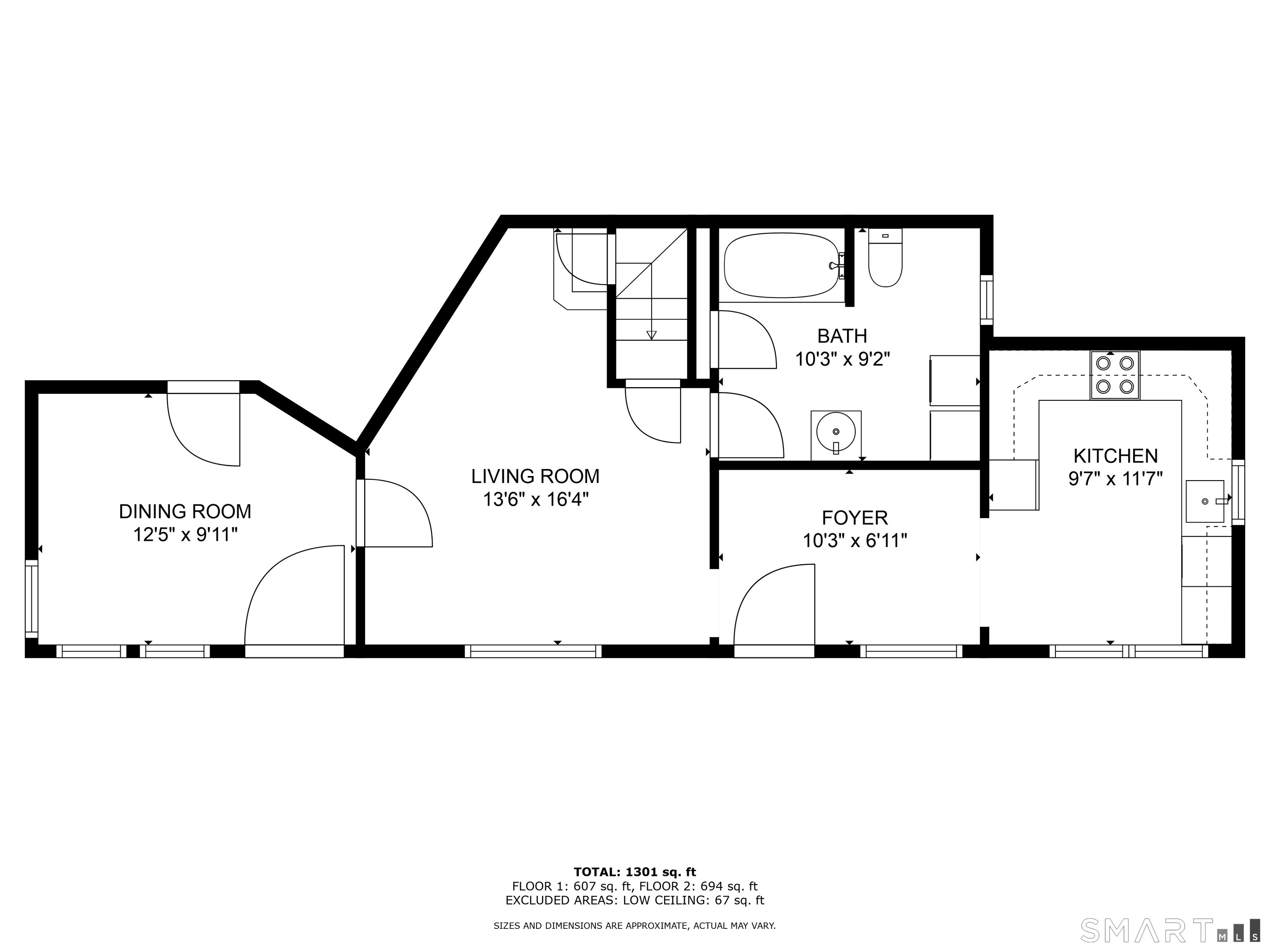 61 Joshuatown Road Lyme, CT 06371 - Photo 39 of 40 First Floor floor plan
